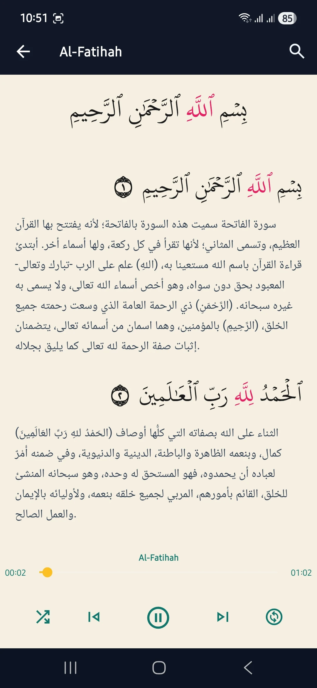 Quran: Audio & Translation screenshot